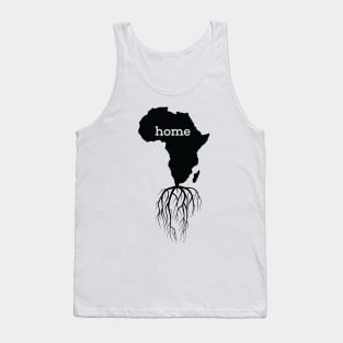 Black History Month BLM, Home Africa Map With African Roots Tank Top